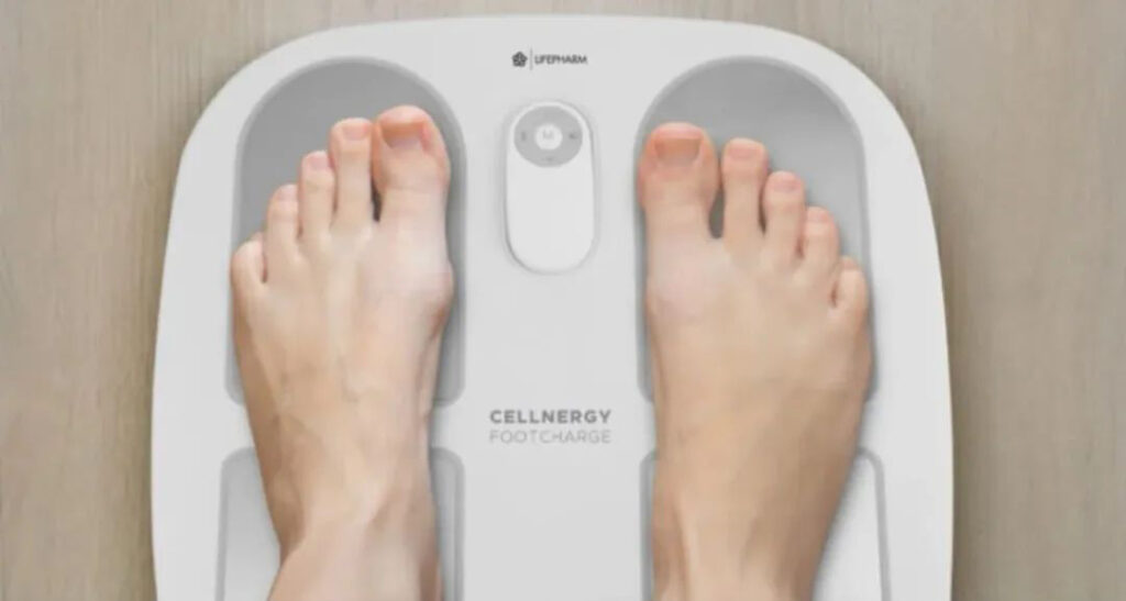 cellnergy készüléken állva felülről